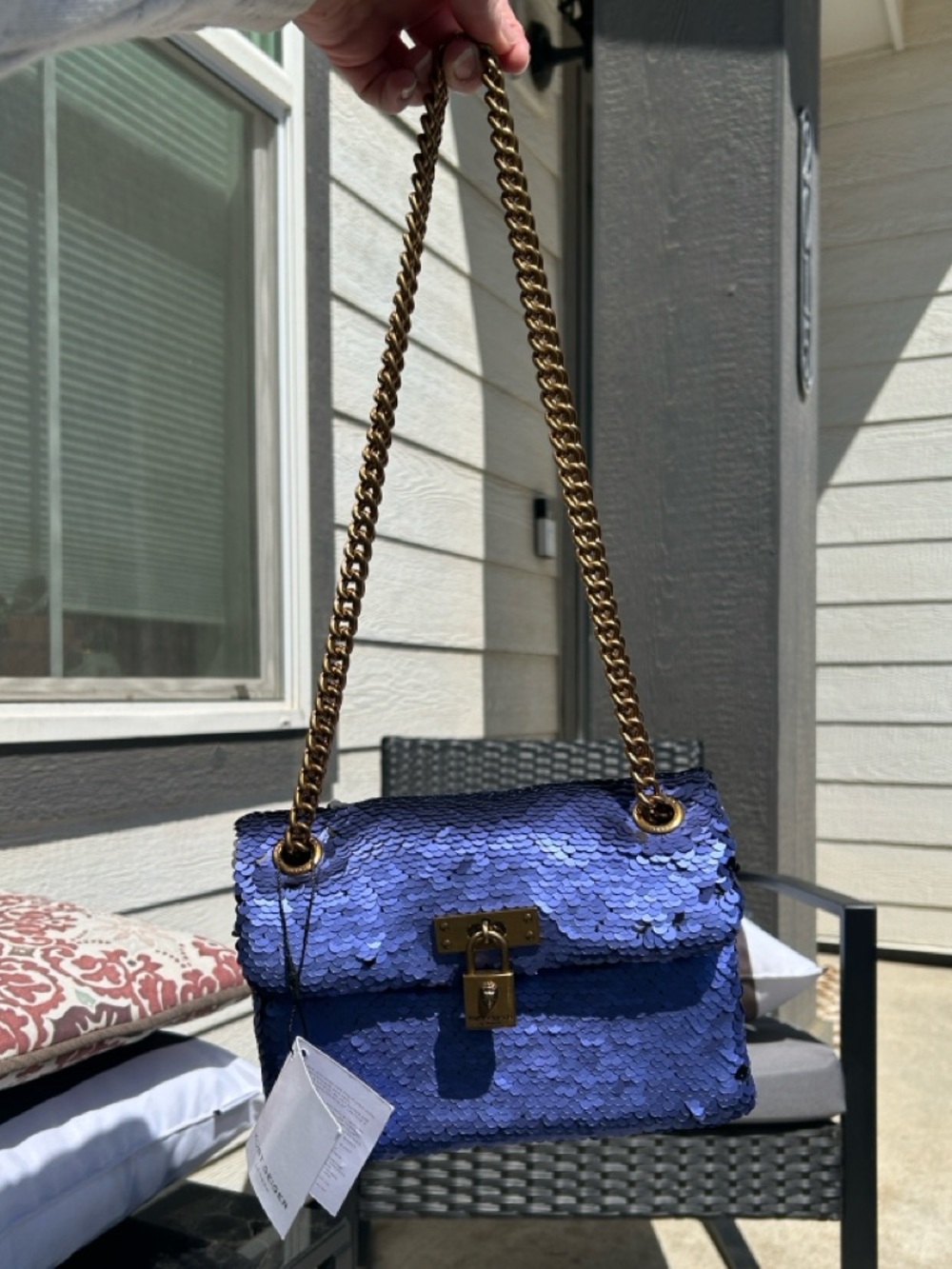Kurt Geiger Mini Brixton Purple Sequin